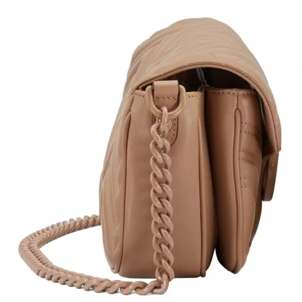Gucci Nude Quilted Crossbody Bag - Picture 2 of 3